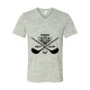 White Marble Unisex Jersey Short-Sleeve V-Neck T-Shirt Thumbnail