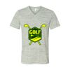 White Marble Unisex Jersey Short-Sleeve V-Neck T-Shirt Thumbnail