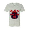 White Marble Unisex Jersey Short-Sleeve V-Neck T-Shirt Thumbnail