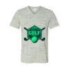 White Marble Unisex Jersey Short-Sleeve V-Neck T-Shirt Thumbnail