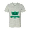 White Marble Unisex Jersey Short-Sleeve V-Neck T-Shirt Thumbnail
