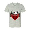 White Marble Unisex Jersey Short-Sleeve V-Neck T-Shirt Thumbnail