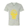 White Marble Unisex Jersey Short-Sleeve V-Neck T-Shirt Thumbnail