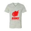 White Marble Unisex Jersey Short-Sleeve V-Neck T-Shirt Thumbnail