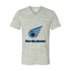 White Marble Unisex Jersey Short-Sleeve V-Neck T-Shirt Thumbnail