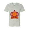 White Marble Unisex Jersey Short-Sleeve V-Neck T-Shirt Thumbnail
