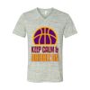 White Marble Unisex Jersey Short-Sleeve V-Neck T-Shirt Thumbnail