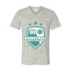 White Marble Unisex Jersey Short-Sleeve V-Neck T-Shirt Thumbnail
