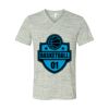 White Marble Unisex Jersey Short-Sleeve V-Neck T-Shirt Thumbnail