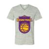 White Marble Unisex Jersey Short-Sleeve V-Neck T-Shirt Thumbnail