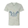 White Marble Unisex Jersey Short-Sleeve V-Neck T-Shirt Thumbnail