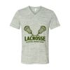 White Marble Unisex Jersey Short-Sleeve V-Neck T-Shirt Thumbnail