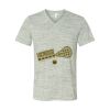 White Marble Unisex Jersey Short-Sleeve V-Neck T-Shirt Thumbnail