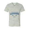 White Marble Unisex Jersey Short-Sleeve V-Neck T-Shirt Thumbnail