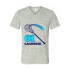 White Marble Unisex Jersey Short-Sleeve V-Neck T-Shirt Thumbnail