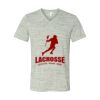 White Marble Unisex Jersey Short-Sleeve V-Neck T-Shirt Thumbnail