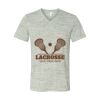 White Marble Unisex Jersey Short-Sleeve V-Neck T-Shirt Thumbnail