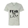 White Marble Unisex Jersey Short-Sleeve V-Neck T-Shirt Thumbnail