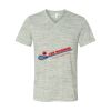 White Marble Unisex Jersey Short-Sleeve V-Neck T-Shirt Thumbnail