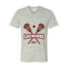 White Marble Unisex Jersey Short-Sleeve V-Neck T-Shirt Thumbnail