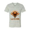 White Marble Unisex Jersey Short-Sleeve V-Neck T-Shirt Thumbnail