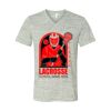 White Marble Unisex Jersey Short-Sleeve V-Neck T-Shirt Thumbnail