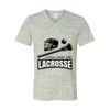 White Marble Unisex Jersey Short-Sleeve V-Neck T-Shirt Thumbnail
