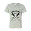 White Marble Unisex Jersey Short-Sleeve V-Neck T-Shirt Thumbnail