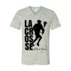 White Marble Unisex Jersey Short-Sleeve V-Neck T-Shirt Thumbnail