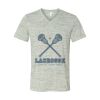 White Marble Unisex Jersey Short-Sleeve V-Neck T-Shirt Thumbnail