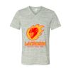 White Marble Unisex Jersey Short-Sleeve V-Neck T-Shirt Thumbnail