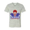 White Marble Unisex Jersey Short-Sleeve V-Neck T-Shirt Thumbnail