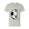 White Marble Unisex Jersey Short-Sleeve V-Neck T-Shirt Thumbnail