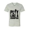 White Marble Unisex Jersey Short-Sleeve V-Neck T-Shirt Thumbnail