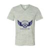 White Marble Unisex Jersey Short-Sleeve V-Neck T-Shirt Thumbnail
