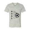 White Marble Unisex Jersey Short-Sleeve V-Neck T-Shirt Thumbnail