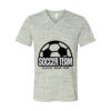 White Marble Unisex Jersey Short-Sleeve V-Neck T-Shirt Thumbnail