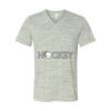 White Marble Unisex Jersey Short-Sleeve V-Neck T-Shirt Thumbnail