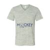 White Marble Unisex Jersey Short-Sleeve V-Neck T-Shirt Thumbnail