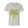 White Marble Unisex Jersey Short-Sleeve V-Neck T-Shirt Thumbnail
