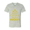 White Marble Unisex Jersey Short-Sleeve V-Neck T-Shirt Thumbnail