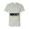 White Marble Unisex Jersey Short-Sleeve V-Neck T-Shirt Thumbnail
