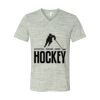 White Marble Unisex Jersey Short-Sleeve V-Neck T-Shirt Thumbnail