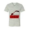 White Marble Unisex Jersey Short-Sleeve V-Neck T-Shirt Thumbnail