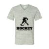 White Marble Unisex Jersey Short-Sleeve V-Neck T-Shirt Thumbnail