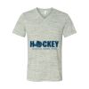 White Marble Unisex Jersey Short-Sleeve V-Neck T-Shirt Thumbnail