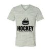 White Marble Unisex Jersey Short-Sleeve V-Neck T-Shirt Thumbnail
