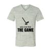 White Marble Unisex Jersey Short-Sleeve V-Neck T-Shirt Thumbnail
