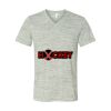 White Marble Unisex Jersey Short-Sleeve V-Neck T-Shirt Thumbnail