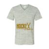 White Marble Unisex Jersey Short-Sleeve V-Neck T-Shirt Thumbnail